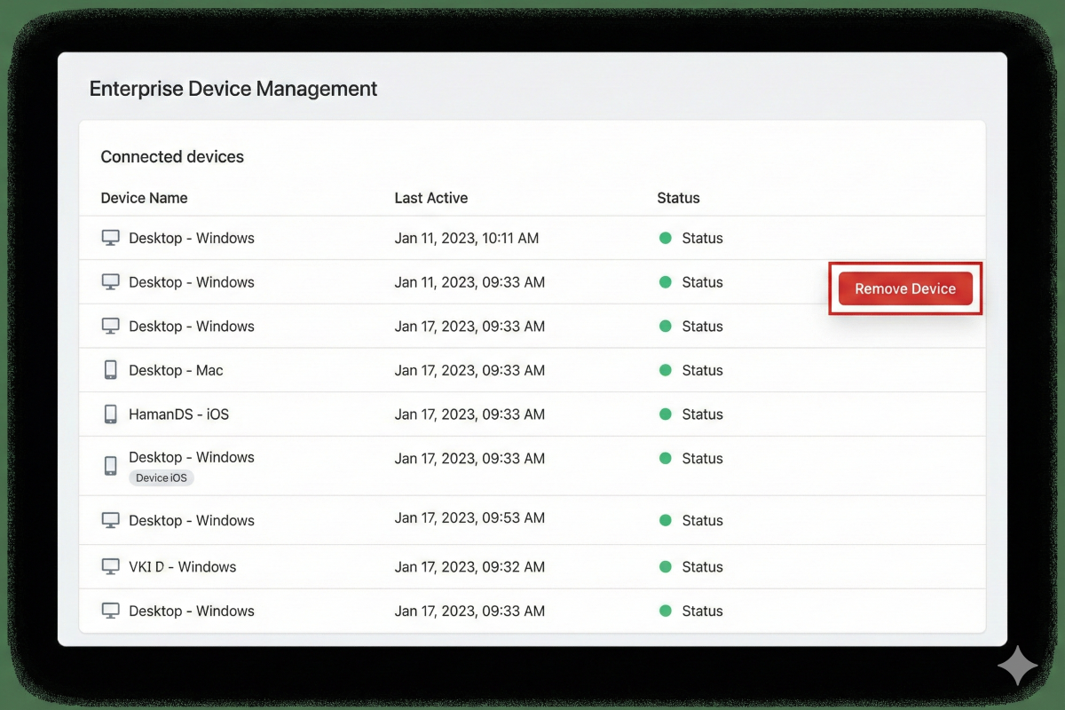 Device Count Incorrect
